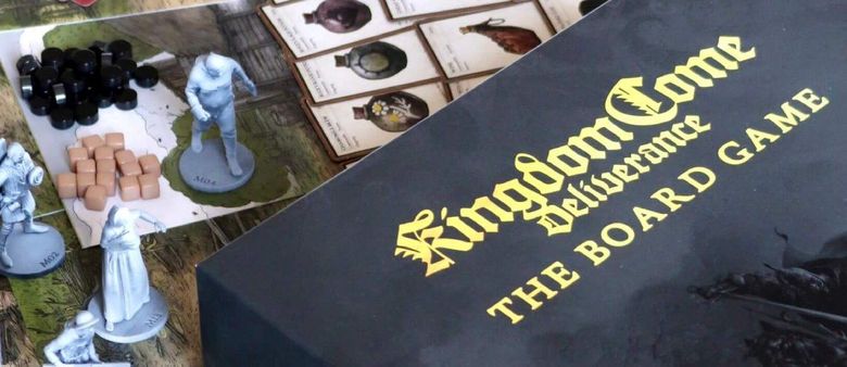 Kingdome Come: Deliverence jako deskovka. Na její vydání se brzy začnou skládat fanoušci v crowdfundingu
