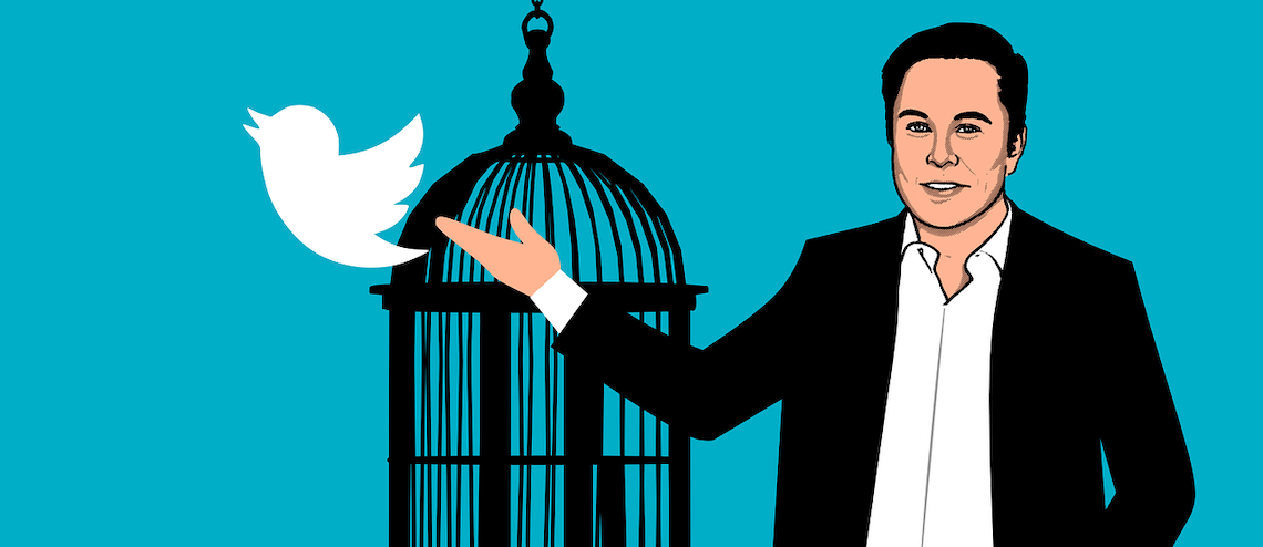 Pták je volný, vzkázal Musk a spustil revoluci Twitteru. Záhuba platformy to není, říká novinář