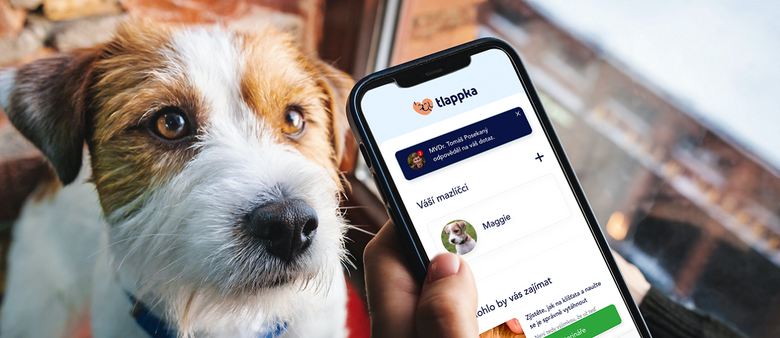 Aplikace Tlappka představuje veterinární péči v mobilu. Investici poslal Jinej fond